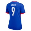 Frankrike Giroud 9 Hjemme EM 2024 - Dame Fotballdrakt
